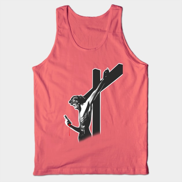 God is phone Tank Top by Eknarin